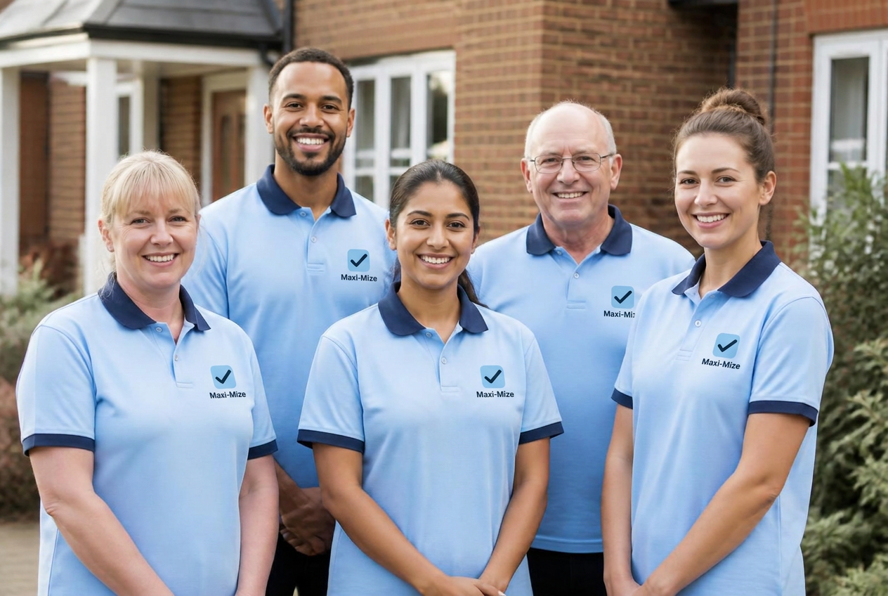Maxi-Mize care team in uniform